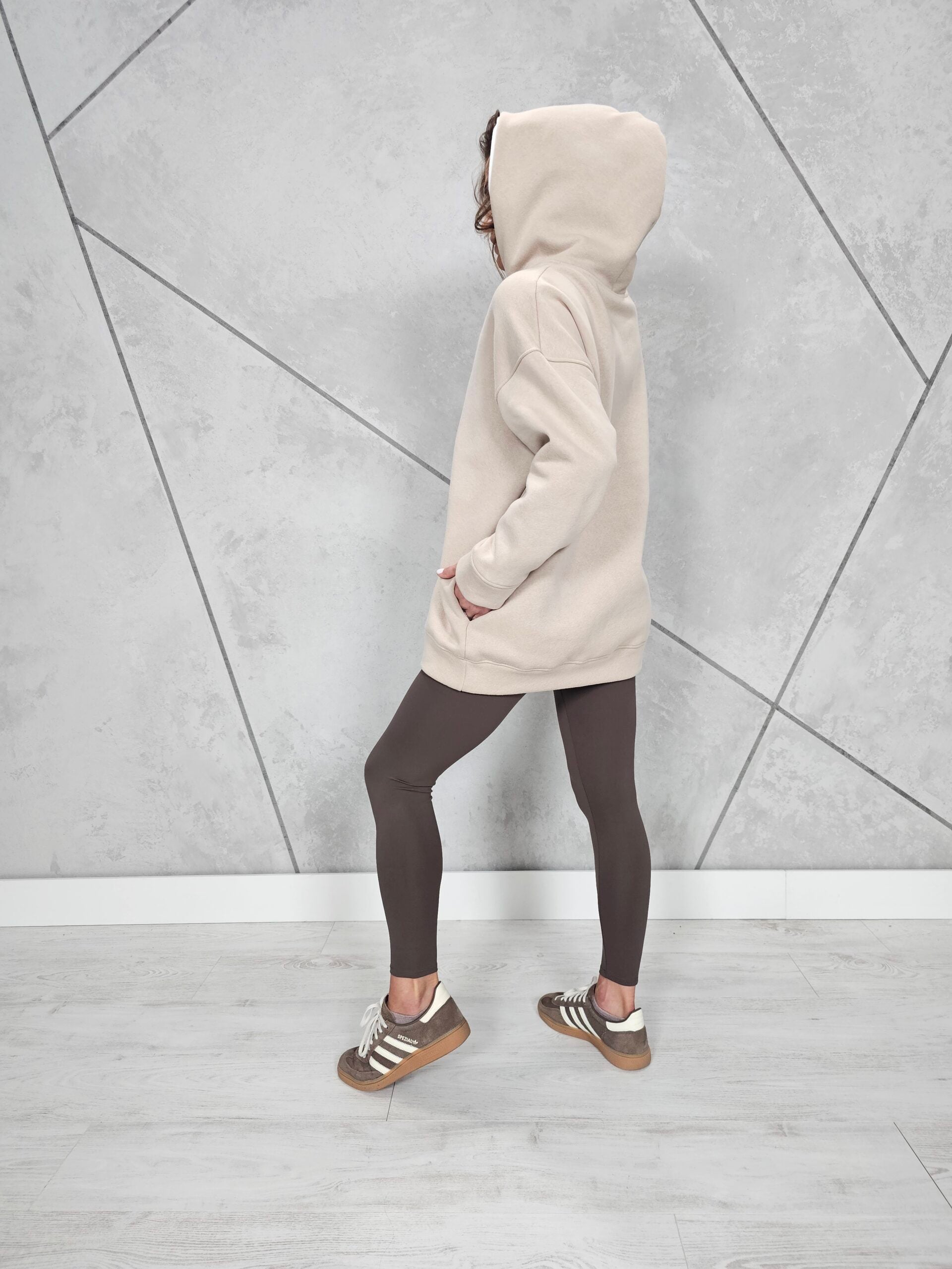 Bluza DUO z Serduszkiem (jasny beż)