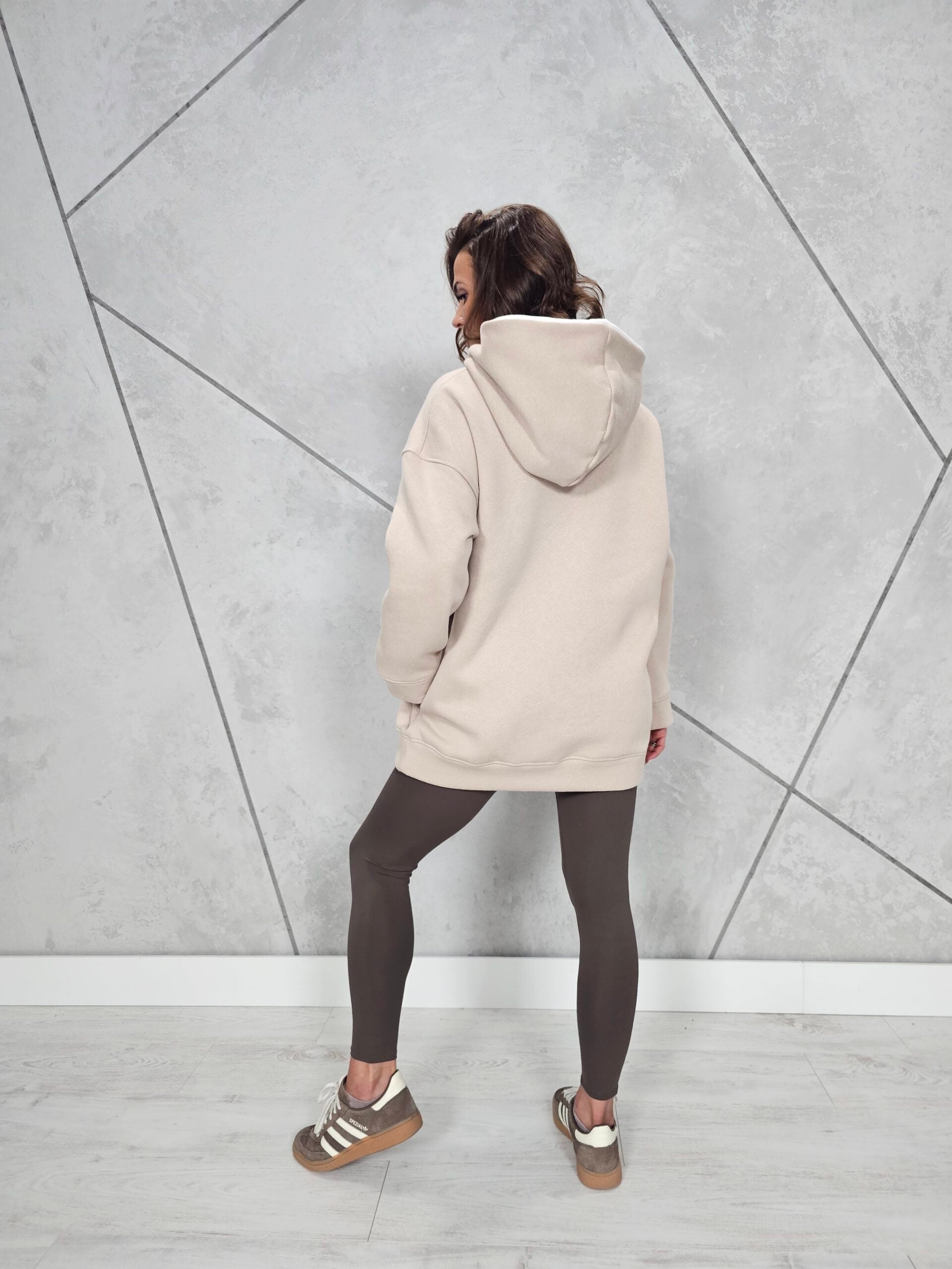 Bluza DUO z Serduszkiem (jasny beż)