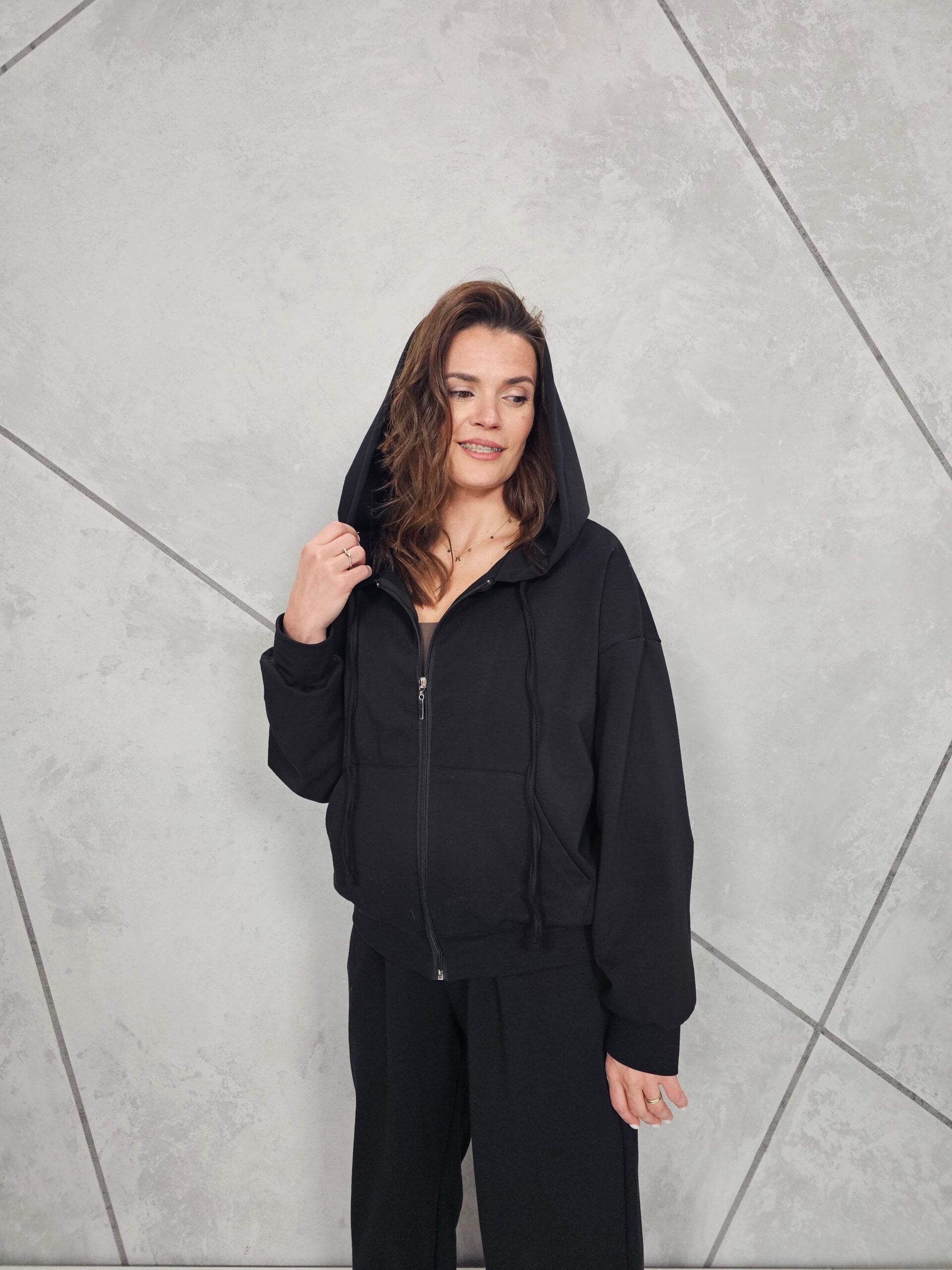 Bluza Rozpinana CITY (Czarna)