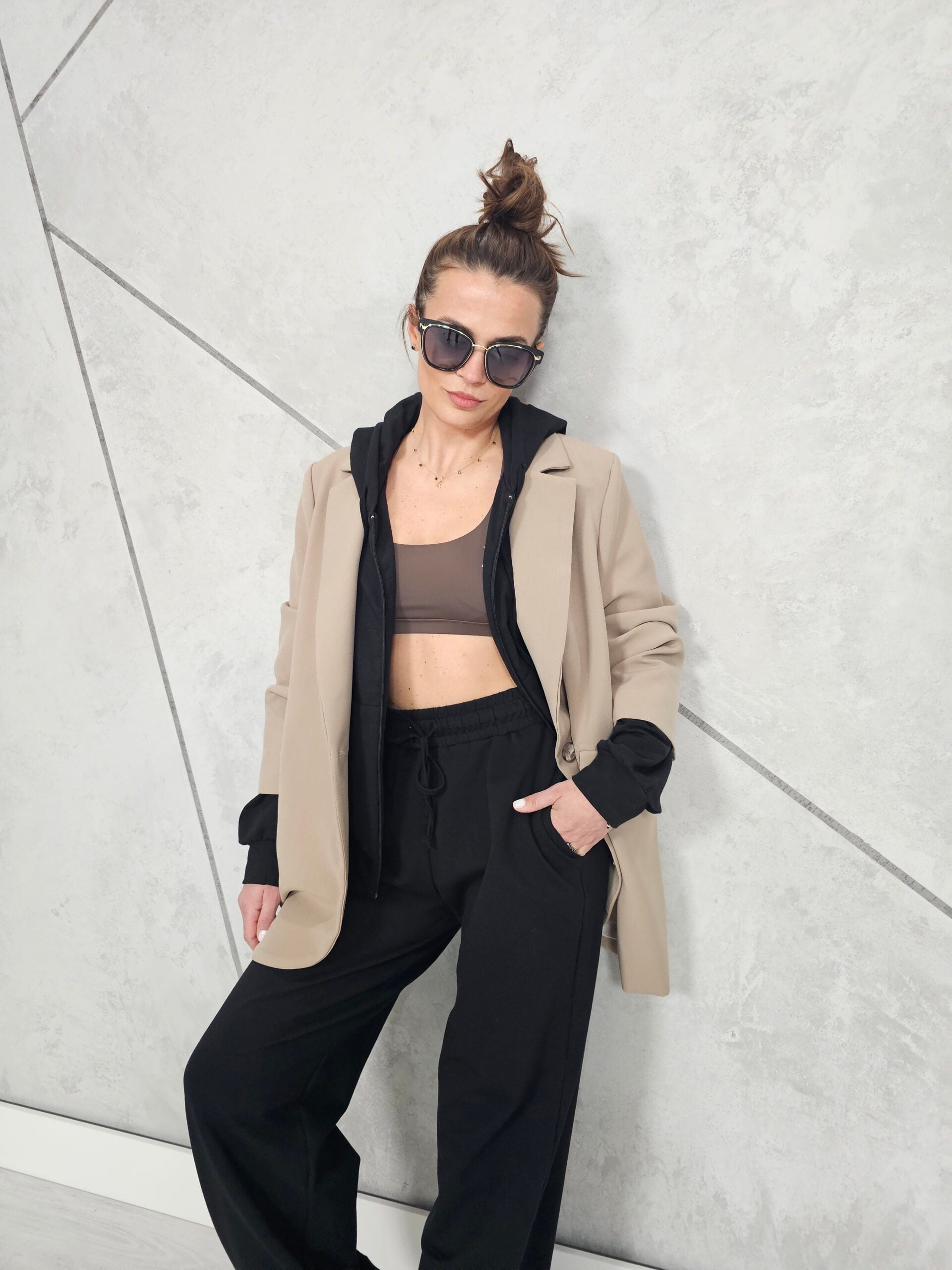 Bluza Rozpinana CITY (Czarna)