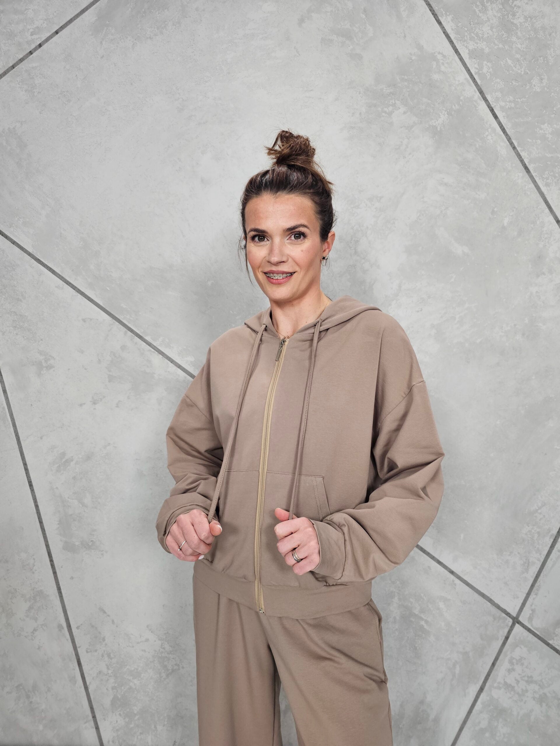 Bluza Rozpinana CITY (Ciemny Beż)