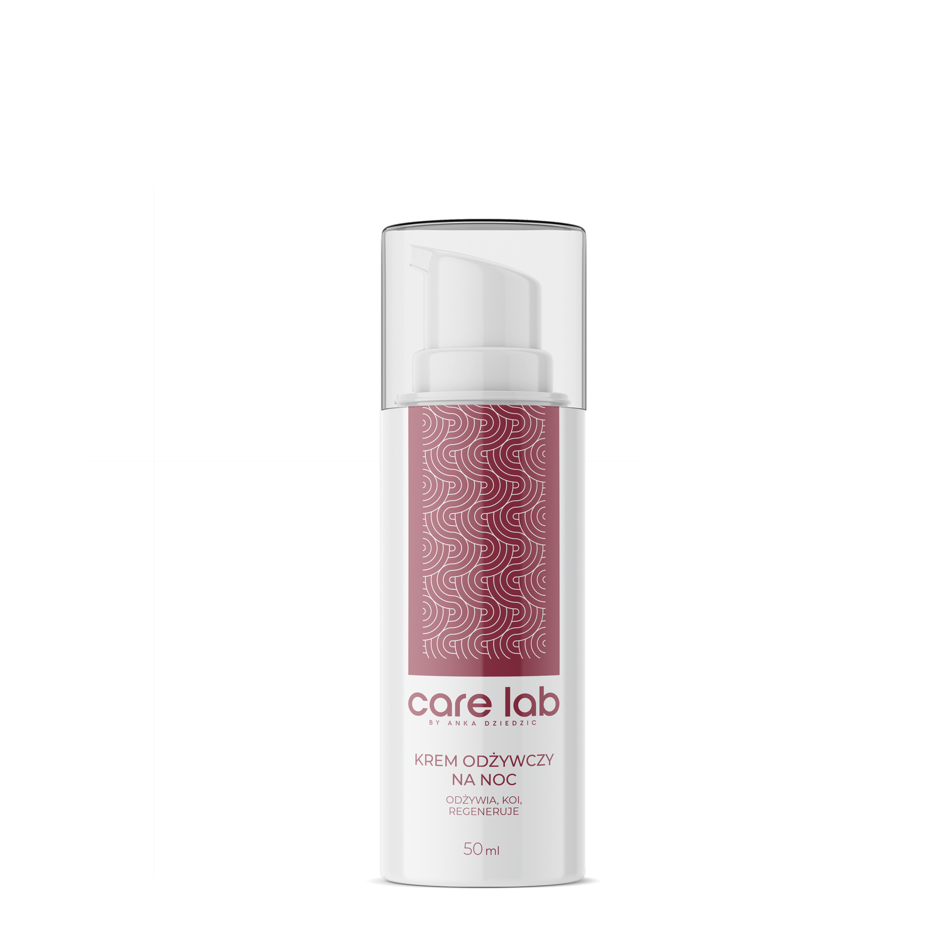 CareLab Krem Odżywczy Na Noc 50 ml — packshot, butelka airless