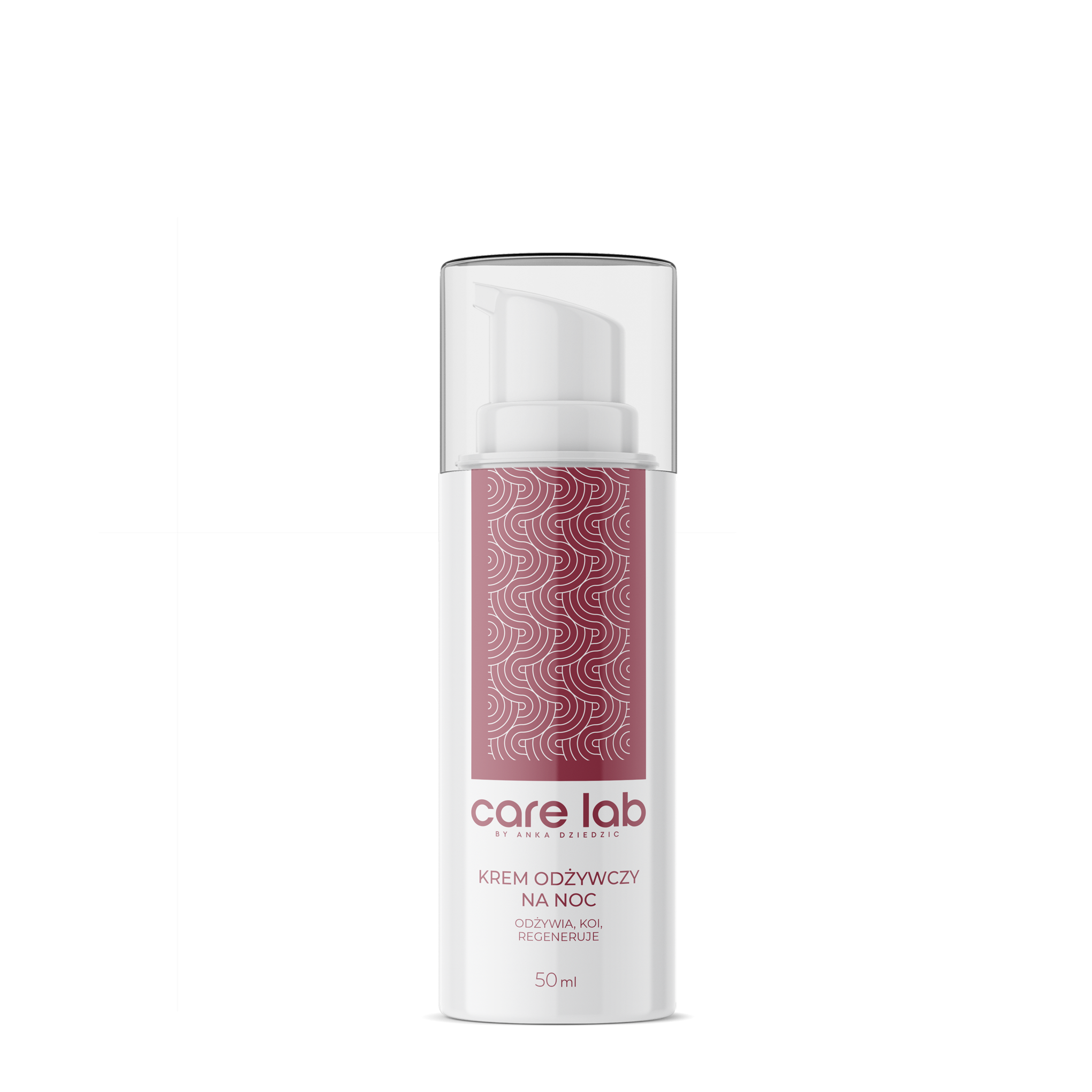 CareLab Krem Odżywczy Na Noc 50 ml — packshot, butelka airless