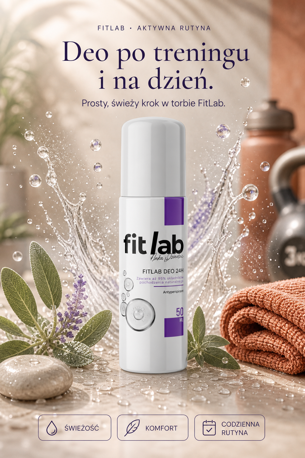 FitLab Antyperspirant DEO - grafika hero PDP