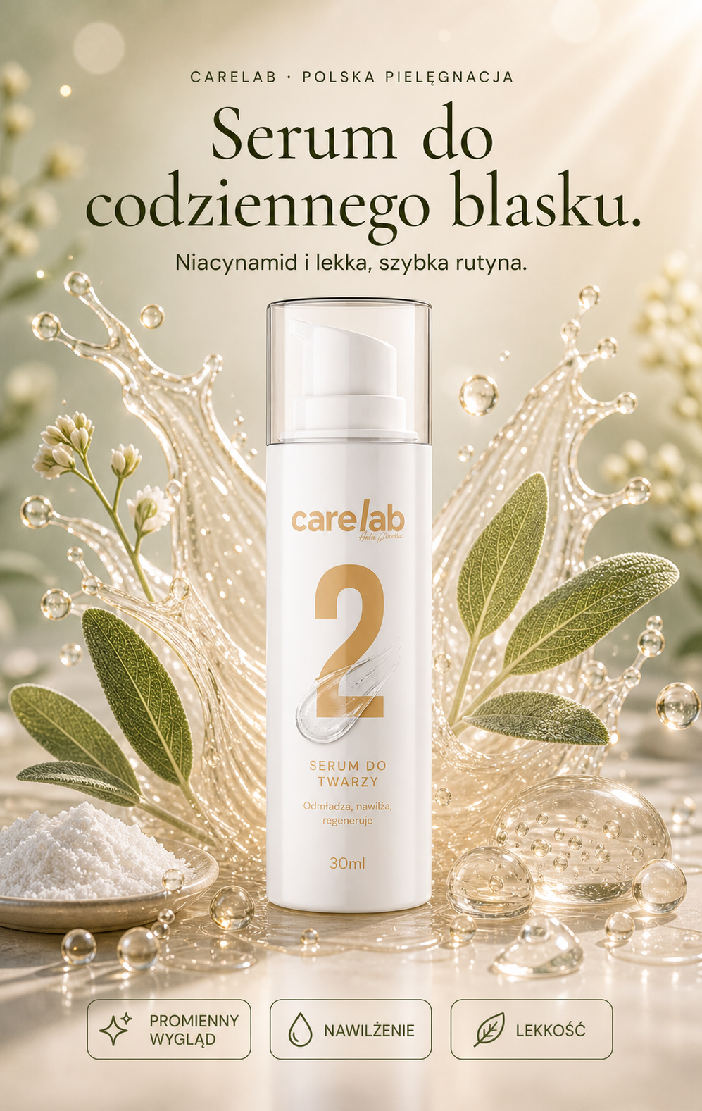 CareLab Serum Do Twarzy - grafika hero PDP