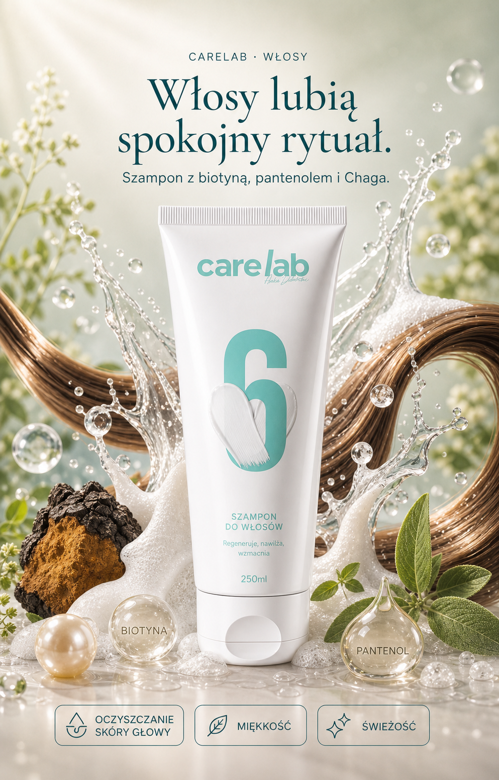 CareLab Szampon do Włosów - grafika hero PDP