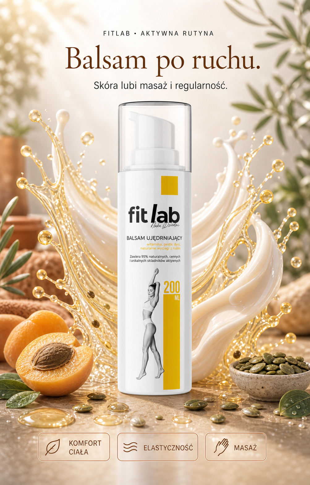 FitLab Balsam Ujędrniający Do Ciała - grafika hero PDP