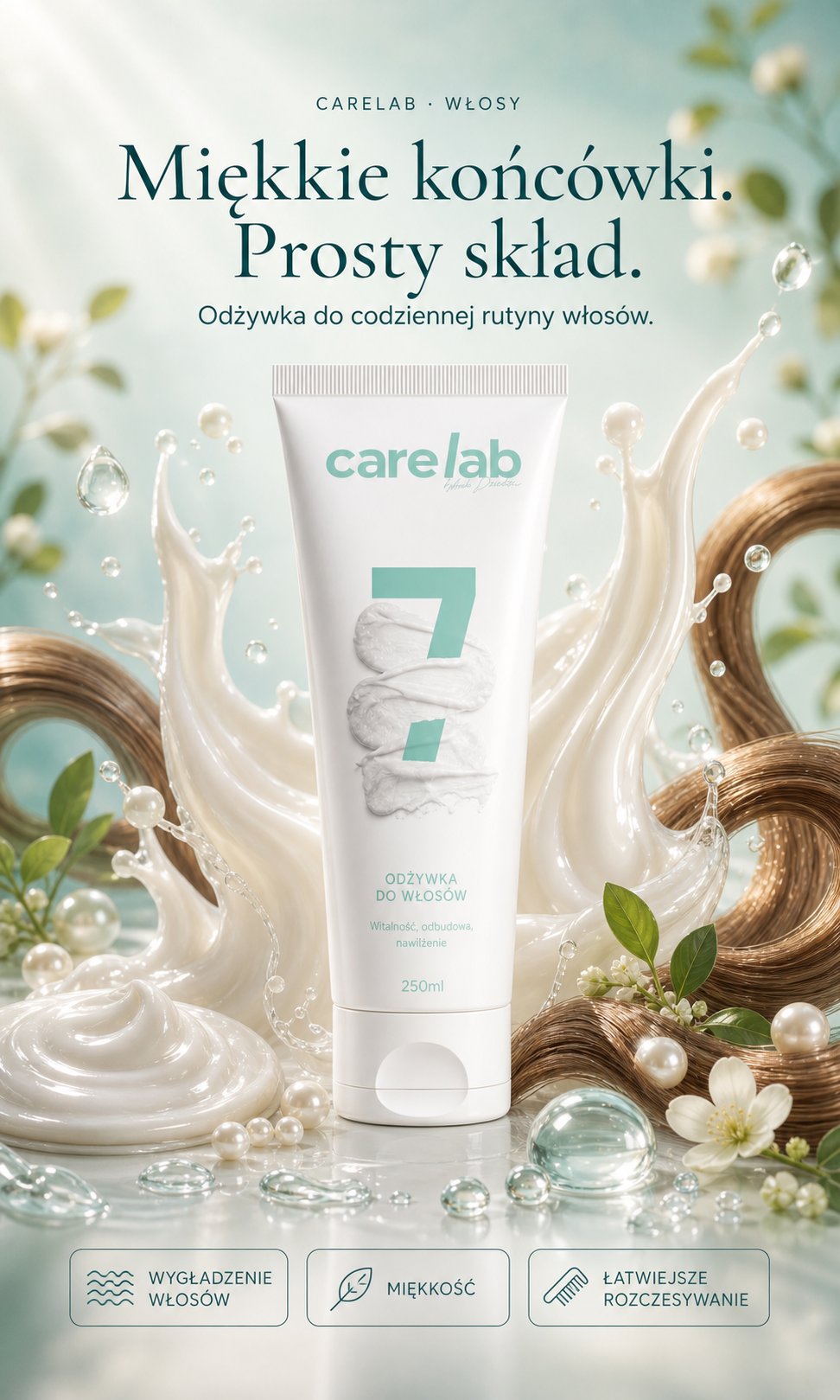 CareLab Odżywka do Włosów - grafika hero PDP