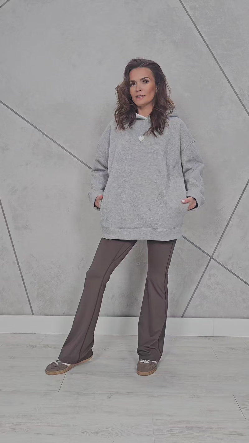 Bluza DUO z Serduszkiem (szara) — film 1